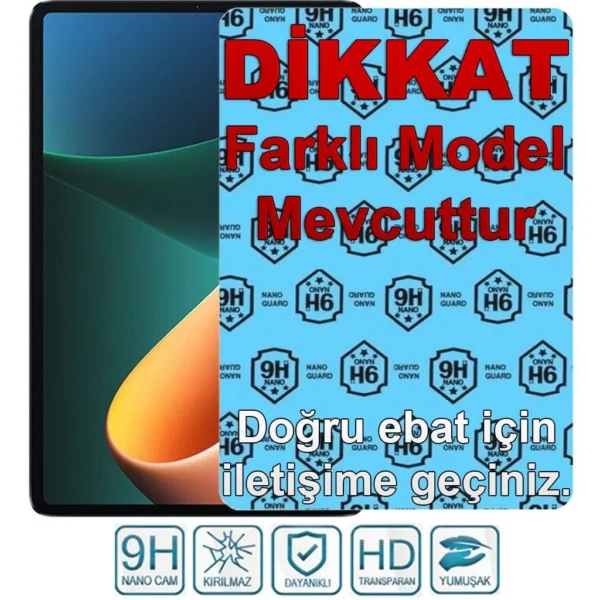 Ultrapad up768 Ekran Koruyucu Nano Kırılmaz Cam – Model 2