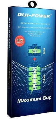 Diji Power Apple İphone XR (3510) Mah Güçlendirilmiş Batarya Pil
