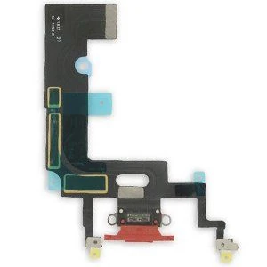 İphone XR Şarj Soketi Kulaklık Mikrofon Film Bordu Red Kırmızı