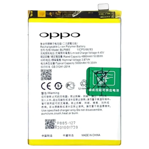 Oppo A96 Batarya Pil Orjinal