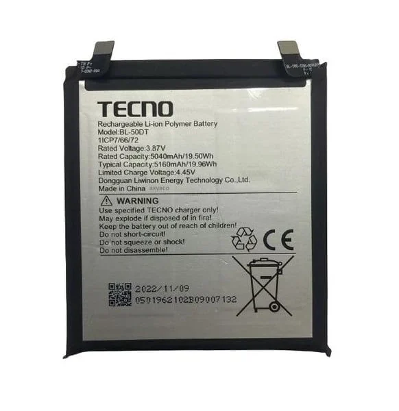 Tecno Phantom X2 Pro Batarya Pil