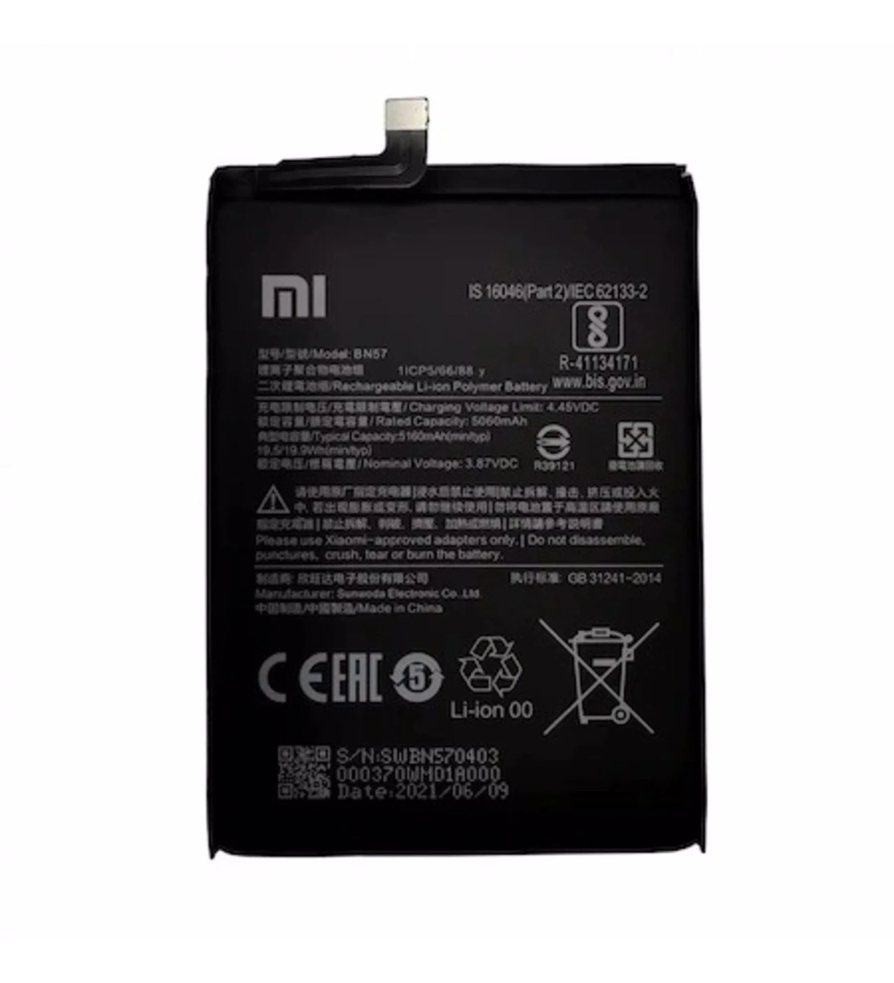 Xiaomi Poco X3 Pro Batarya Pil Orjinal