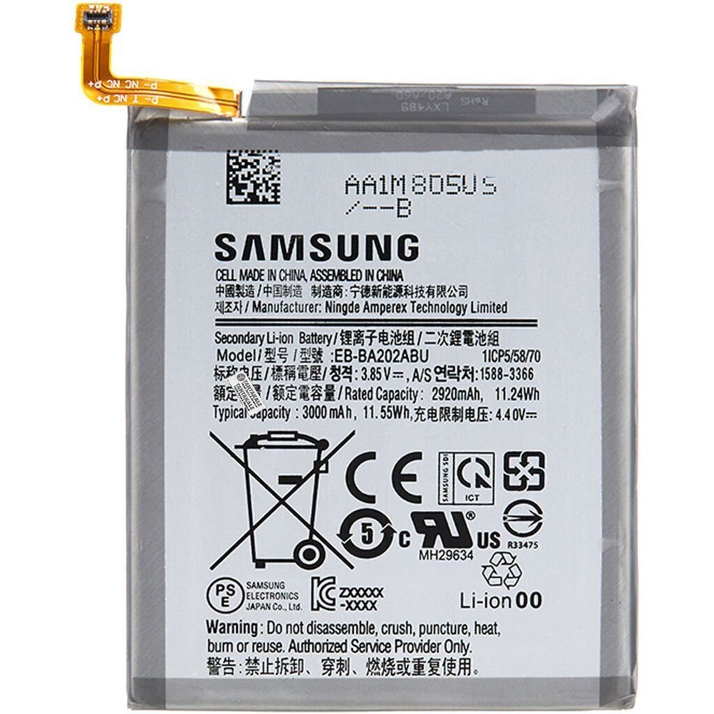 Samsung Galaxy A20e SM-A202 Batarya Pil – Orjinal