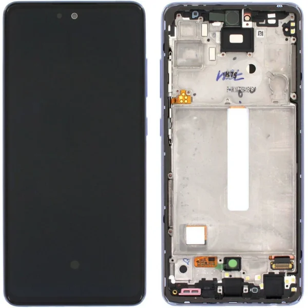 Samsung Galaxy A52 SM-A525 Lcd Ekran Dokunmatik Çıtalı Mor
