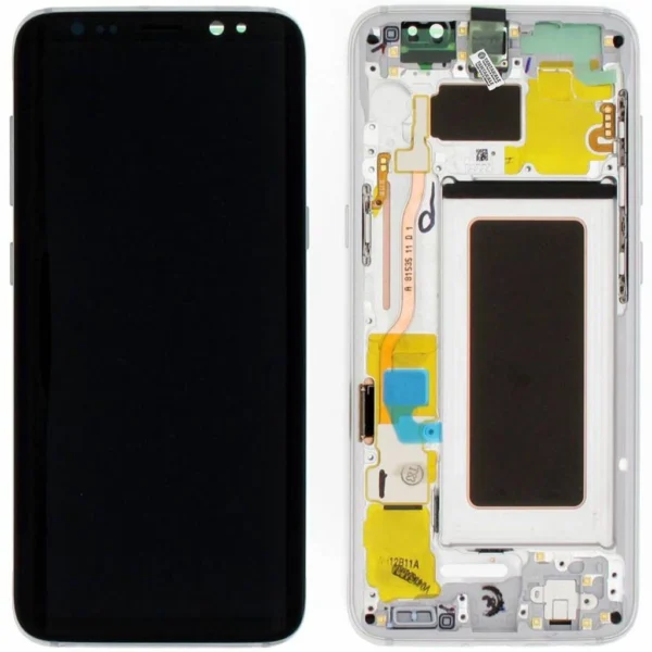 Samsung Galaxy S8 SM-G950 Lcd Ekran Dokunmatik Çıtalı Silver