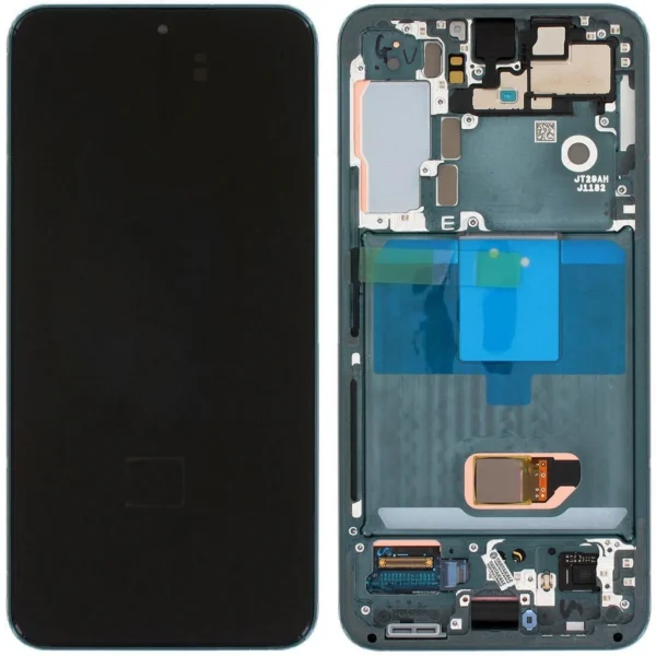 Samsung Galaxy S22 SM-S901 Lcd Ekran Dokunmatik Çıtalı Yeşil