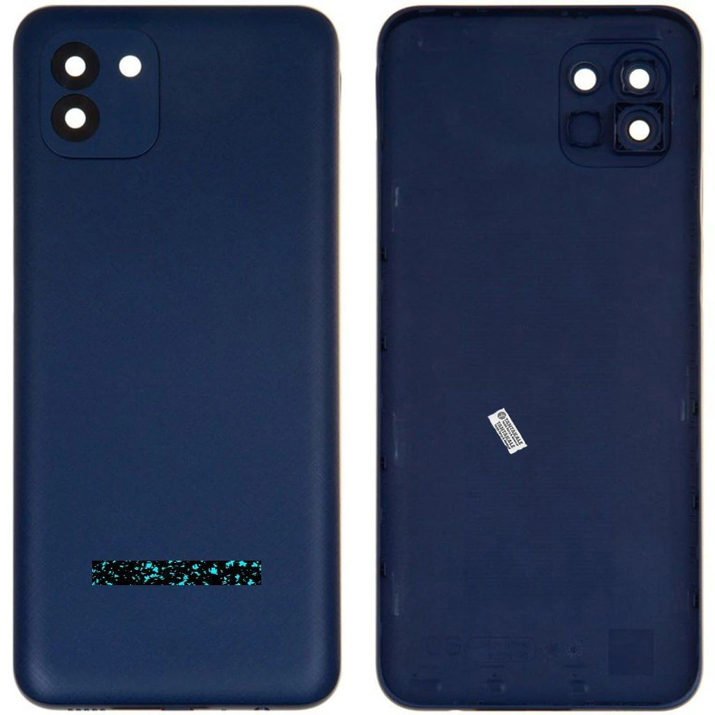 Samsung Galaxy A03 SM-A035 Arka Kapak Mavi