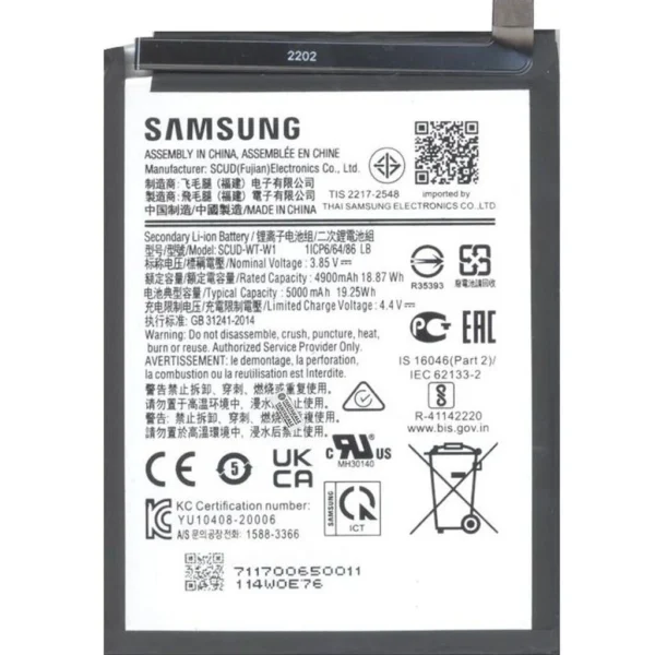 Samsung Galaxy A22 5G SM-A226 Batarya Pil – Orjinal