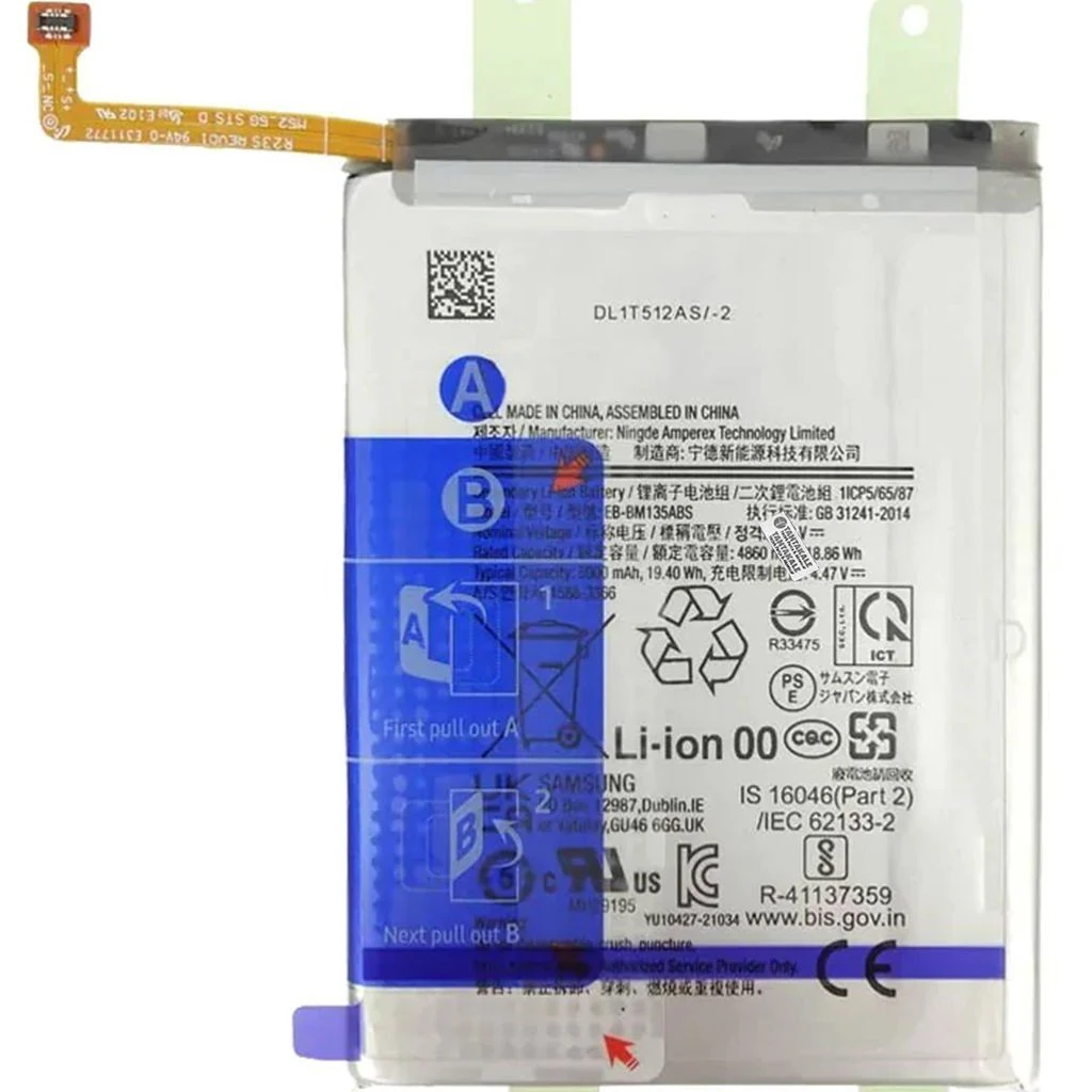 EB-BM135ABS Kodlu Batarya Pil – Orijinal
