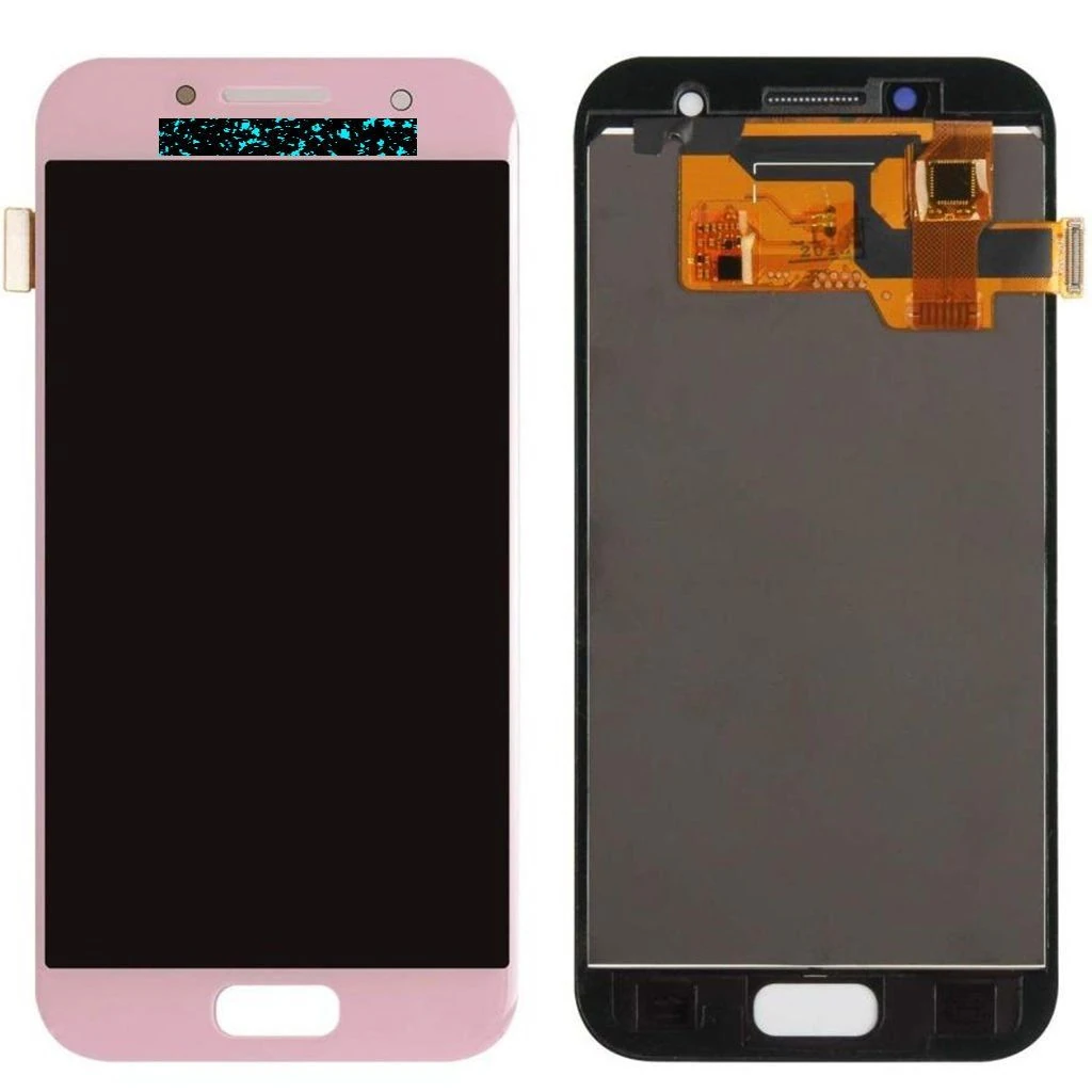 Samsung Galaxy A3 2017 SM-A320 Lcd Ekran Dokunmatik Pembe