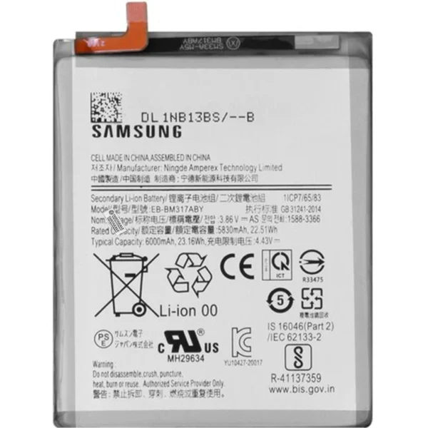 Samsung Galaxy M31s SM-M317 Batarya Pil – Orijinal