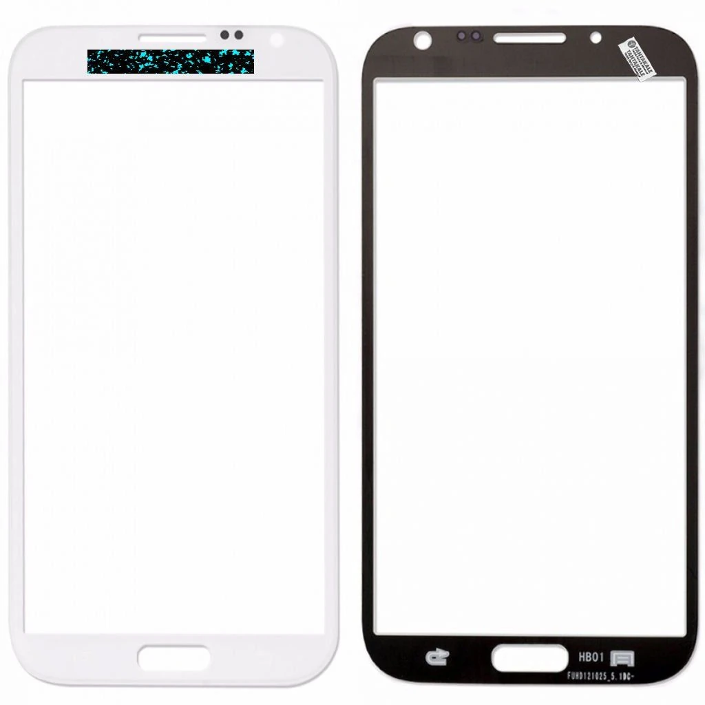 Samsung Galaxy Note 2 GT-N7100 Dokunmatik Ön Cam Lens Beyaz