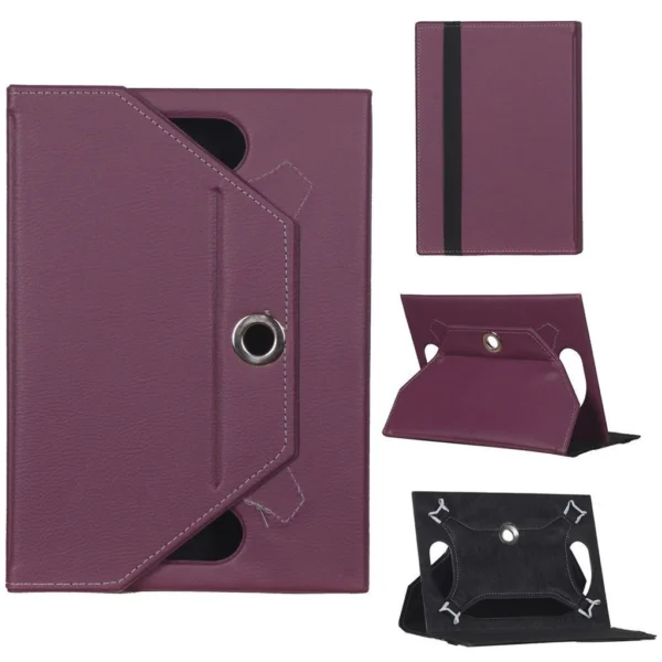 Alcatel A3 7 Kids 8262-2AALTR1 Universal Standlı Tablet Kılıfı Mor