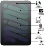TTCLSS-TB-MT-117 Kodlu Tablet Mat Kırılmaz Cam Nano Ekran Koruyucu