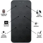 Samsung Galaxy A01 SM-A015 Mat Kırılmaz Cam Nano Ekran Koruyucu