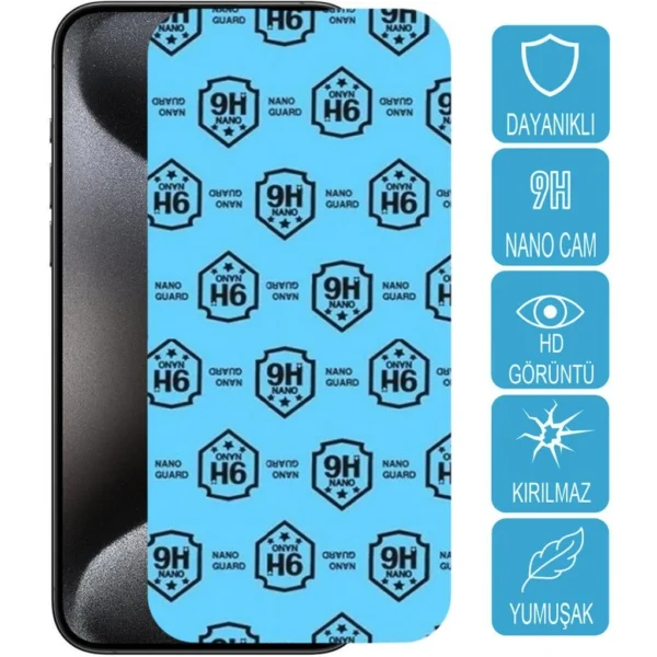 Samsung Galaxy M41 SM-M415 Ekran Koruyucu Nano Kırılmaz Cam