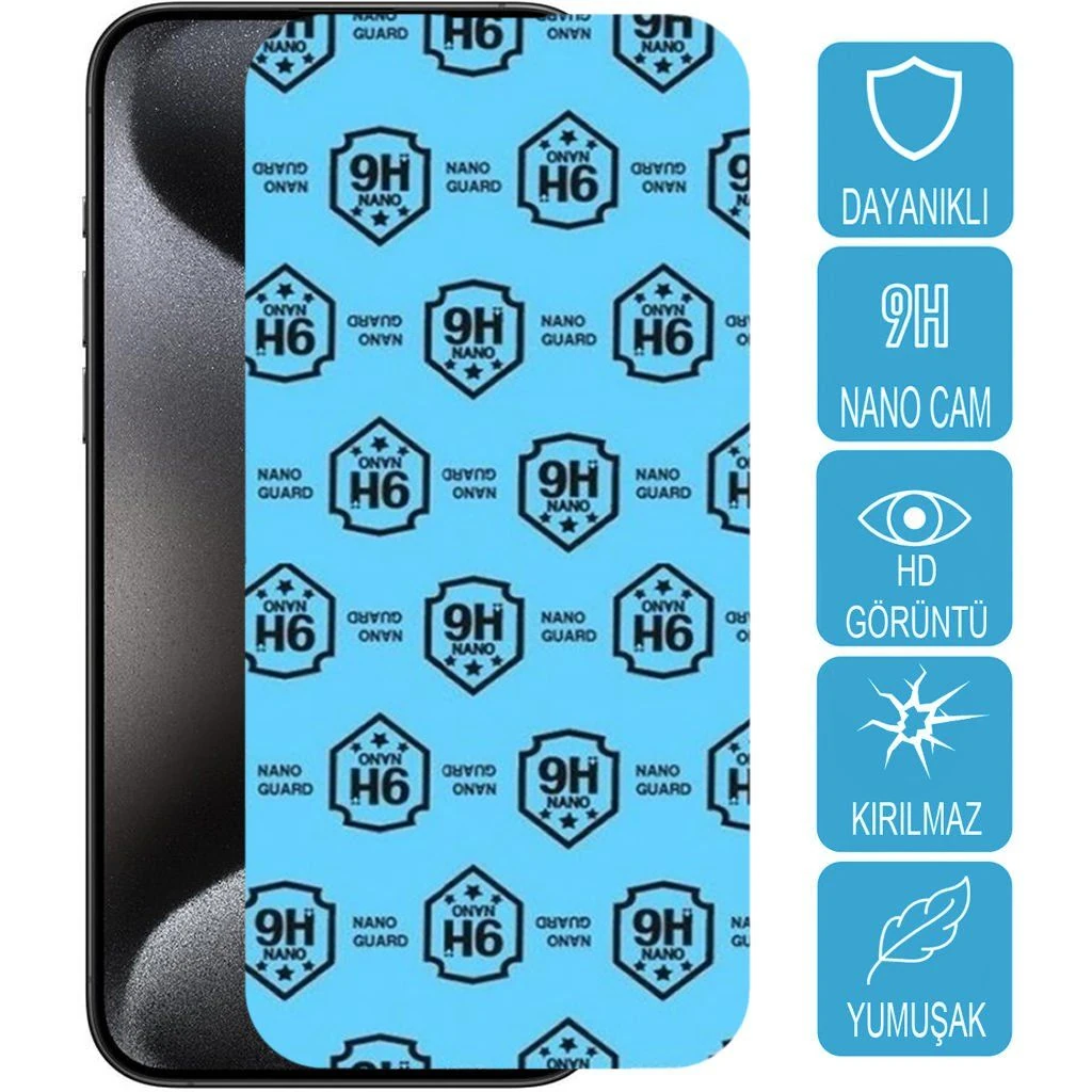 Samsung Galaxy S5 Mini SM-G800 Ekran Koruyucu Nano Kırılmaz Cam