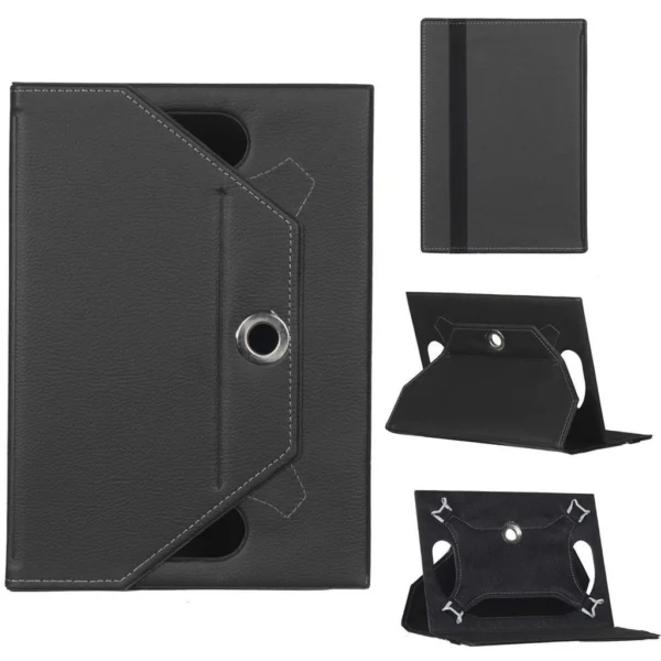 Apple İpad 2 A1397 Universal Standlı Tablet Kılıfı Siyah
