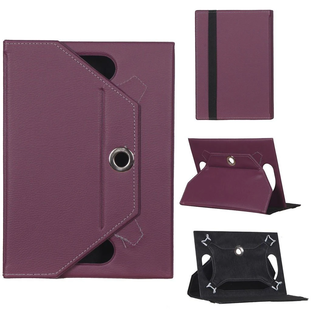Vorcom S10 Universal Standlı Tablet Kılıfı Mor