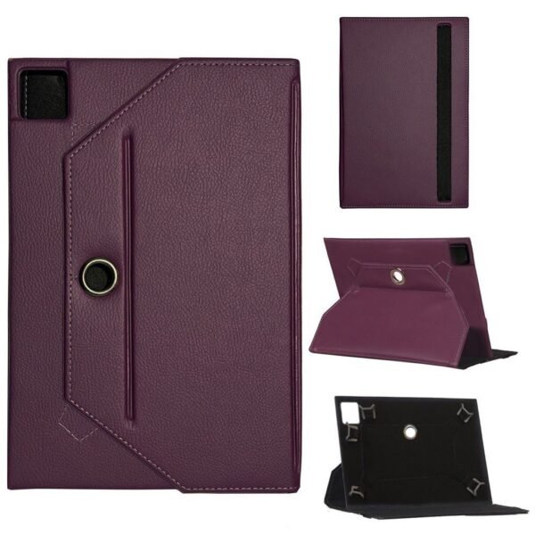 Samsung Galaxy Tab S9 FE Plus SM-X610 Universal Standlı Tablet Kılıfı Mor