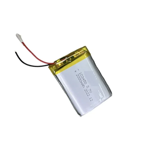 Lityum Polimer Pil 103450 Ebat 3.7V 2000 MAh (Devreli 1.5A)
