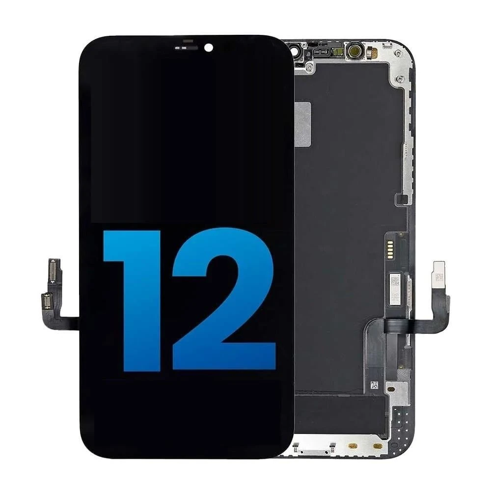 Apple iPhone 12 Uyumlu Lcd Ekran Dokunmatik Siyah Servis Revize