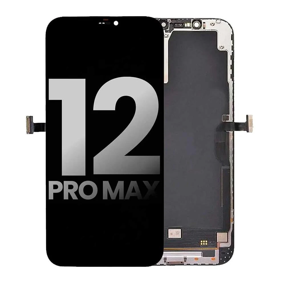 Apple iPhone 12 Pro Max Uyumlu Lcd Ekran Dokunmatik Siyah Tft Aaa Kalite