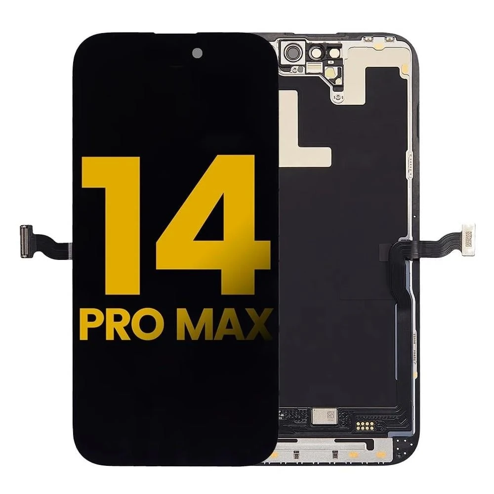 Apple iPhone 14 Pro Max Uyumlu Lcd Ekran Dokunmatik Siyah Servis Revize