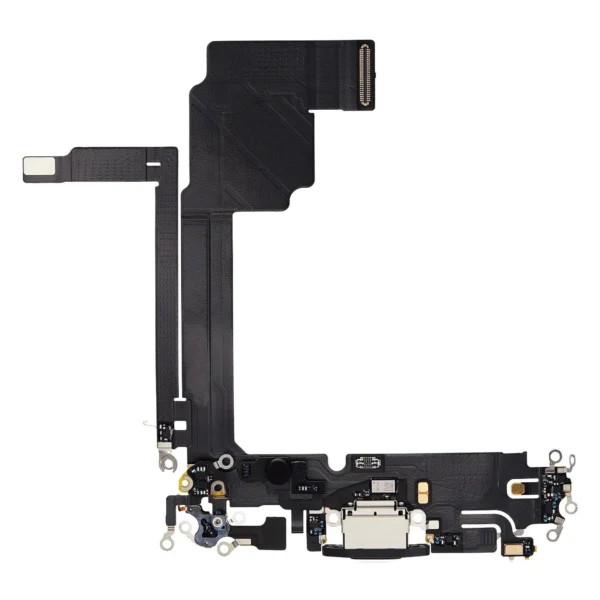 Apple iPhone 15 Pro Max Uyumlu Şarj Soketli Mikrofon Filmi Flex