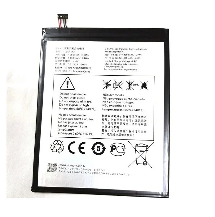 Alcatel 3T 8 9027F 9027W TLp040K7 Tablet Batarya – Pil