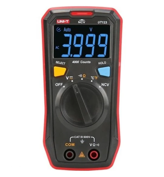 Unit Ut 123 Cep Tipi Mini Multimetre Ölçü Aleti