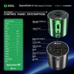 2uul MS01 SpaceCam 829W-Pixel Endüstriyel Elektronik 4K Mikroskop Kamerası - Görsel 5