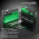 2uul DA18 BB Shark Blade Serisi Yüksek Karbonlu Çelik No.11 Bıçak – 100 Adet - Görsel 4
