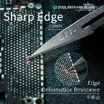 2uul DA18 BB Shark Blade Serisi Yüksek Karbonlu Çelik No.11 Bıçak – 100 Adet - Görsel 6