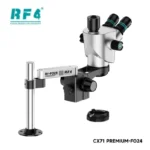 RF4 CX71P-FO24 6.5X-65X Premium Çift Anti-Trinoküler Stereo Mikroskop Başlığı ve FO24 Standı - Görsel 4