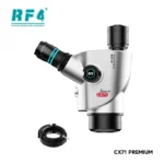 RF4 CX71P-FO24 6.5X-65X Premium Çift Anti-Trinoküler Stereo Mikroskop Başlığı ve FO24 Standı - Görsel 8