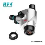 RF4 CX71P-FO24 6.5X-65X Premium Çift Anti-Trinoküler Stereo Mikroskop Başlığı ve FO24 Standı - Görsel 9