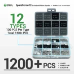 2uul SC12 SpareScrew12 Phillips Vida Seti (Çoğu Android Telefon Tamiri İçin) (1200 Adet / Paket) - Görsel 3