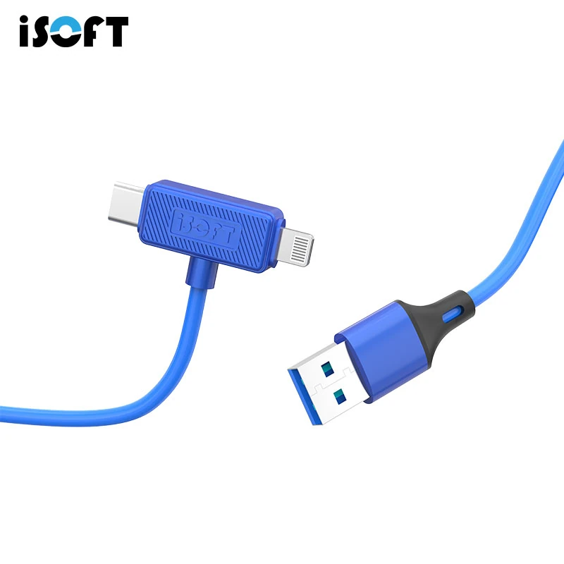 ISOFT IS-006 Çift Arayüzlü Veri Kurtarma Kablosu, iPhone 17 Serisi / iPad Yazılım Yükleme ve Veri Aktarımı için