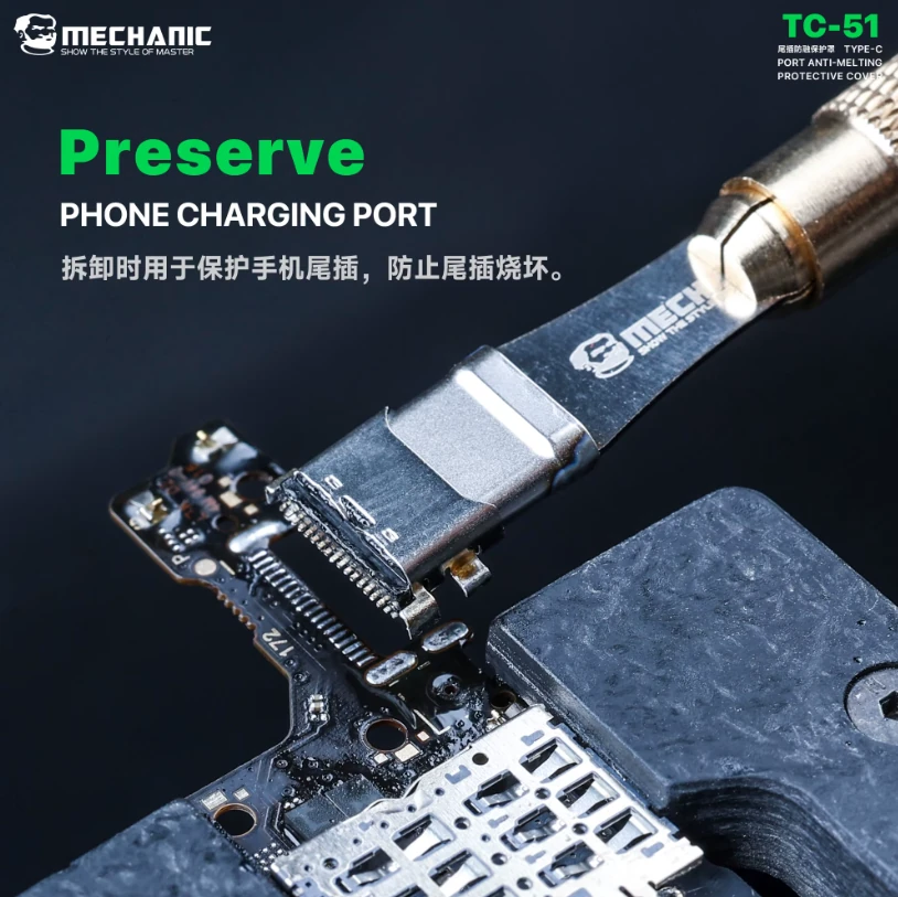 Mechanic TC-51 Type-c Soket Sökme Aparatı (5 adet uç)