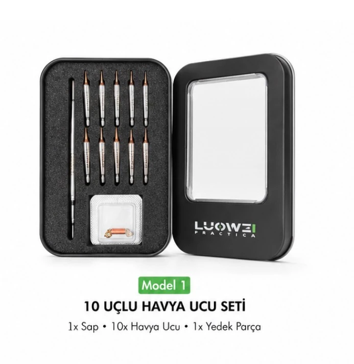 LUOWEİ C210 HAVYA UCU DÜZ SİVRİ ( 10 UÇ 1 SAP )