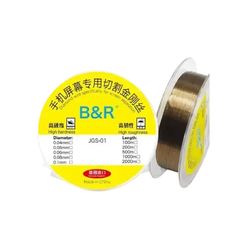 Ekran Cam Ayırma Teli Çelik Tel 1000 Metre B&R JGS-01 (0.08mm)