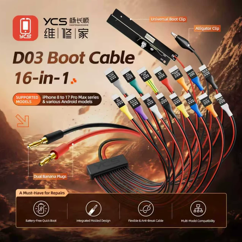 YCS-D03 Power Kablo iPhone 8 – 17Pro Max / Android