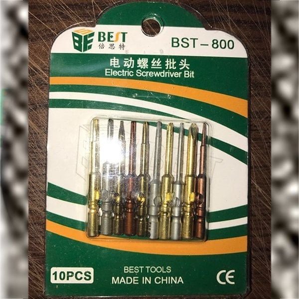 Best BST-800 10 Parça Tornavida Ucu