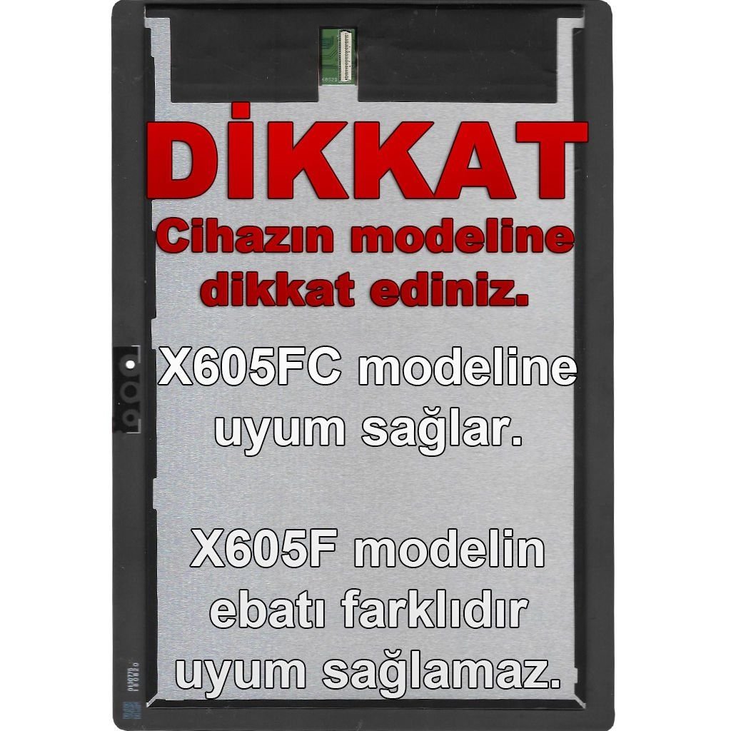 Lenovo Tab M10 TB-X605FC Ekran Dokunmatik Set Siyah
