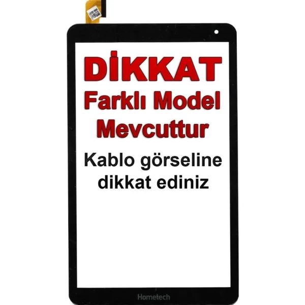 Hometech Alfa 10TM Dokunmatik Siyah – Model 1