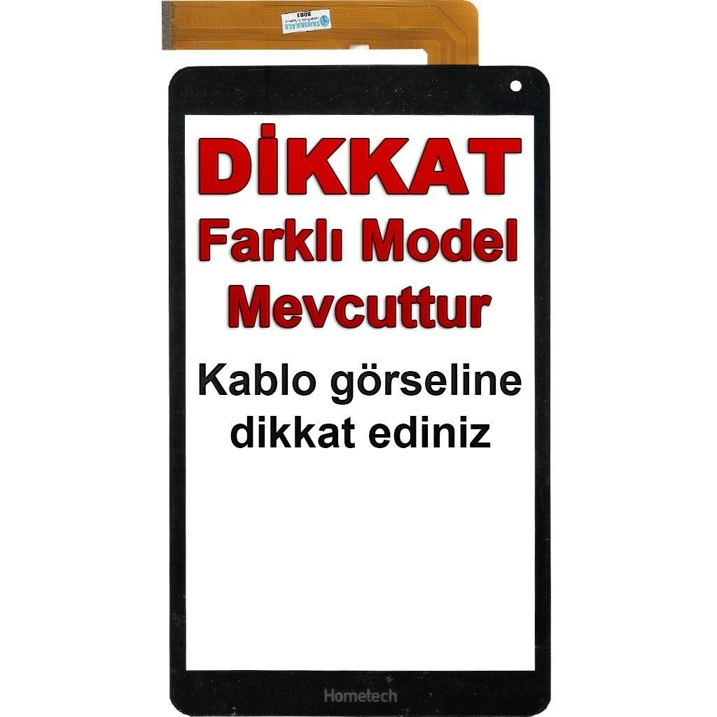 Hometech Alfa 8T Dokunmatik Siyah – Model 1
