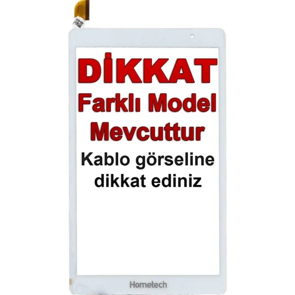 Hometech HT8M Dokunmatik Beyaz – Model 2