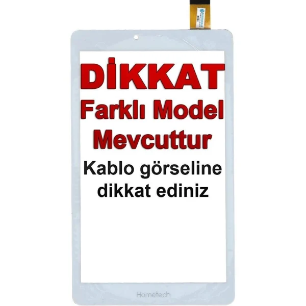 Hometech HT8MT-3G Dokunmatik Beyaz – Model 2