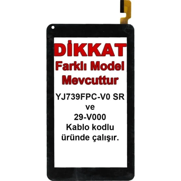 YDT1309-A1 Kablo Kodlu Dokunmatik Siyah – Model 2